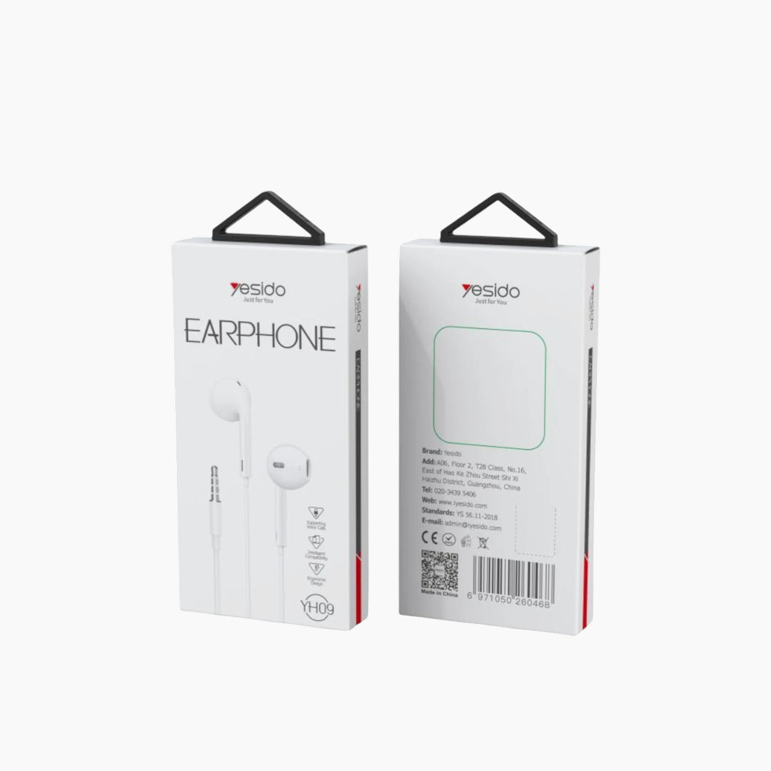 YESIDO YH09 Hifi wired earphone with 3.5mm plug