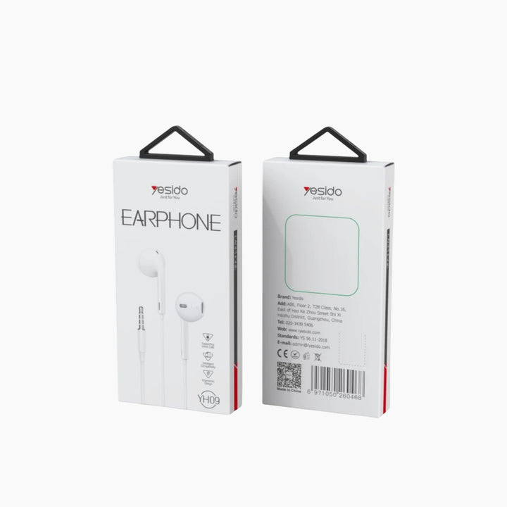 YESIDO YH09 Hifi wired earphone with 3.5mm plug