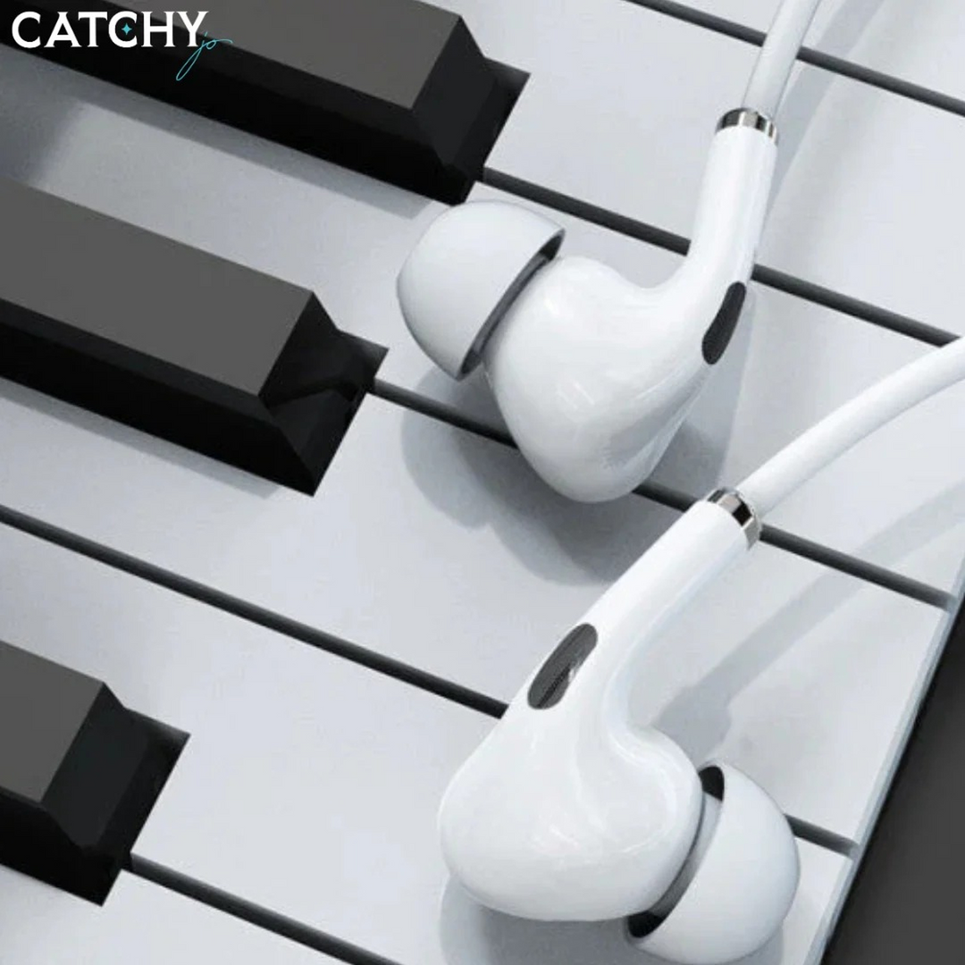 YESIDO YH36 white Lightning earphones
