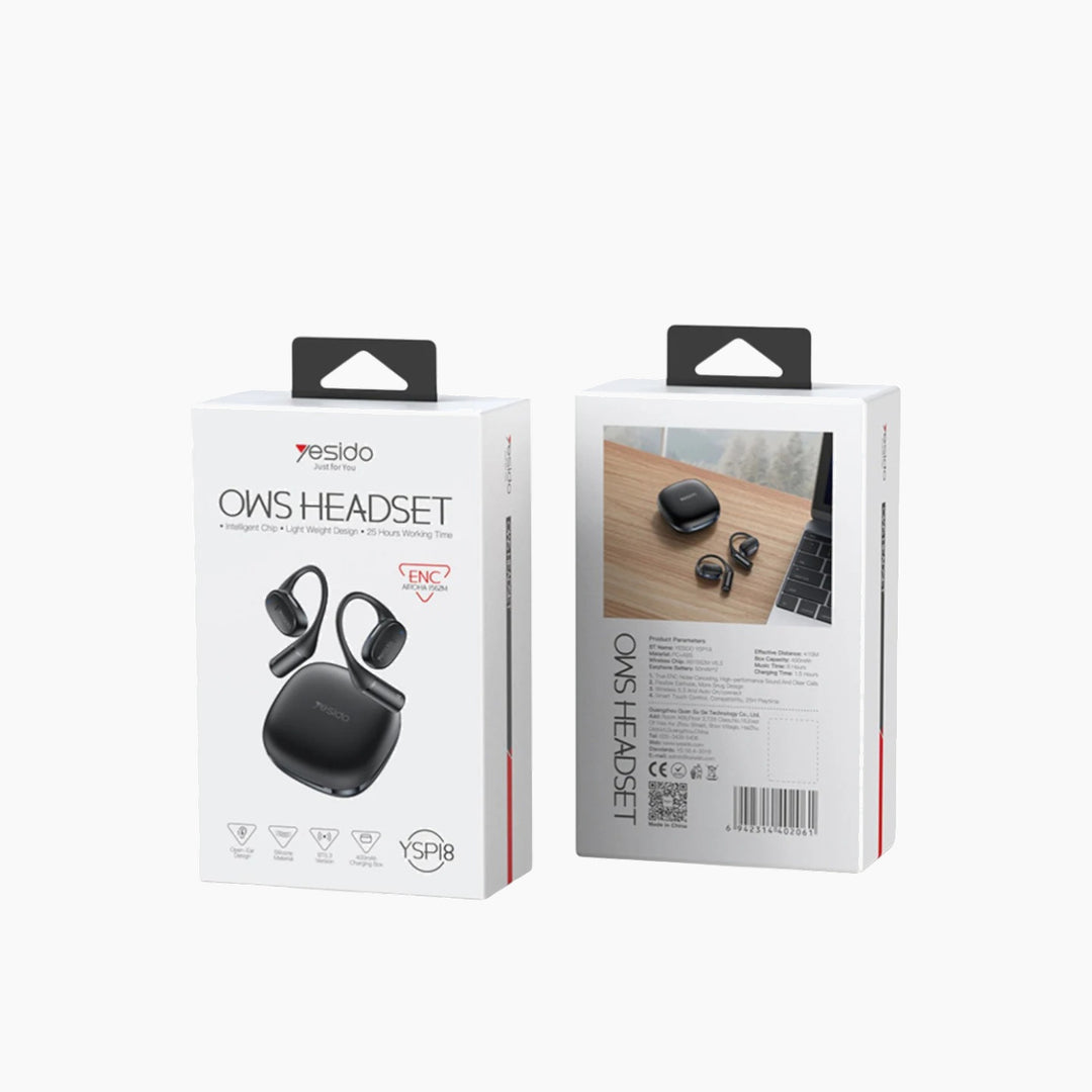 YESIDO YSP18 open type wireless earphones with noise cancelling