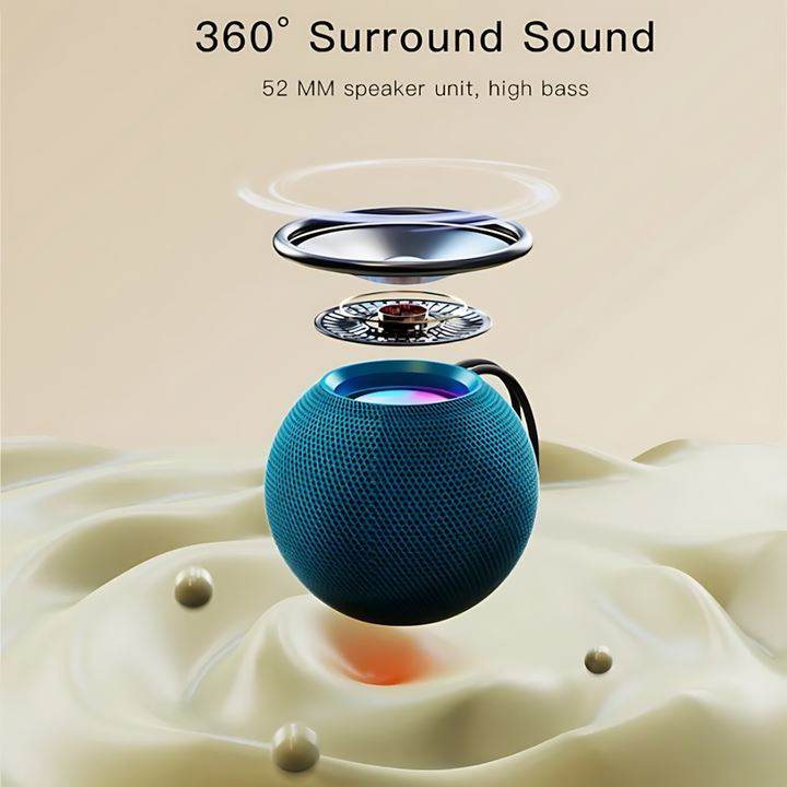 YESIDO YSW13 portable Bluetooth speaker with 1200mAh battery