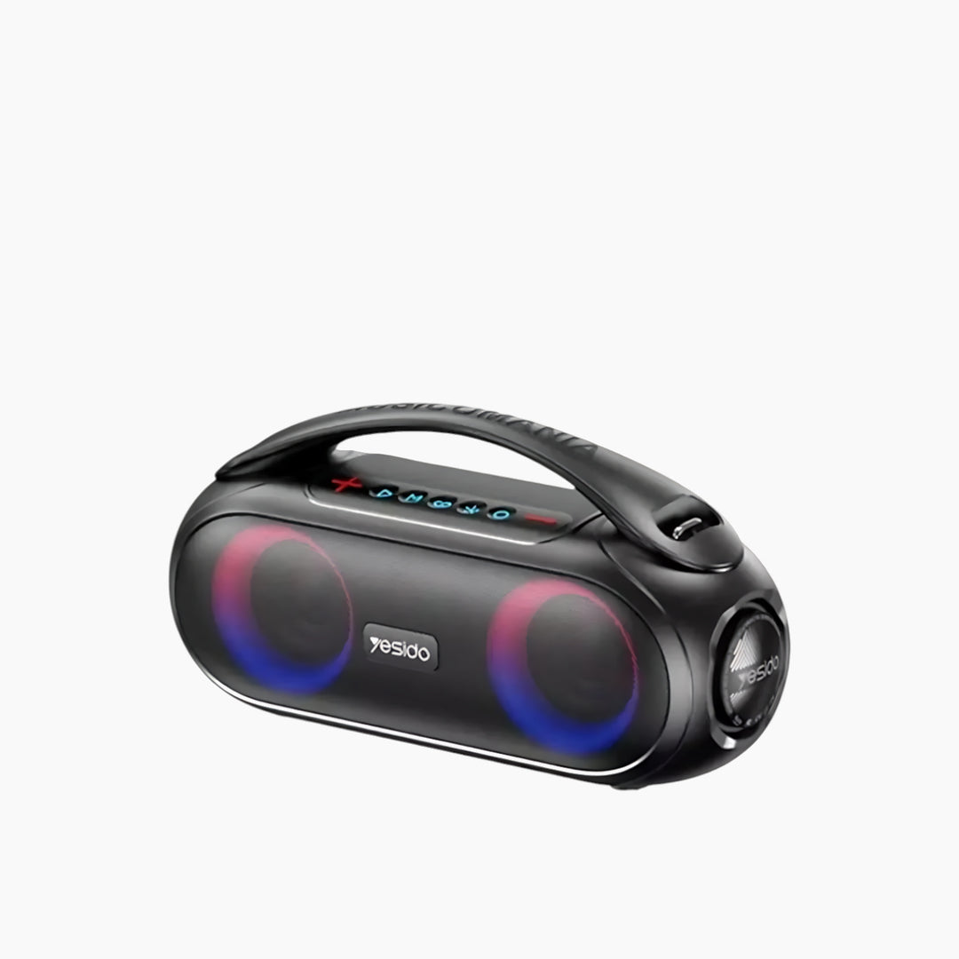 YESIDO YSW19 portable outdoor Bluetooth speaker with RGB lighting