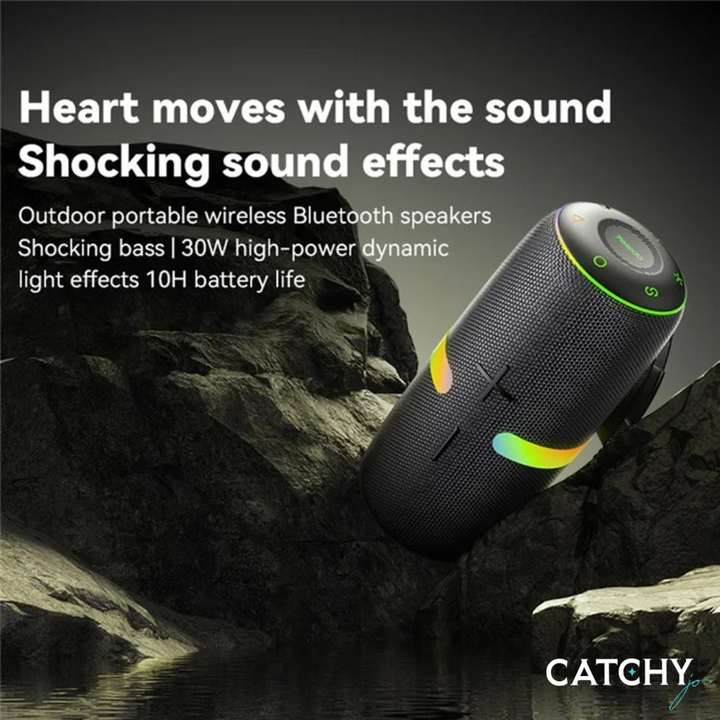 YESIDO YSW22 portable Bluetooth speaker with light effects