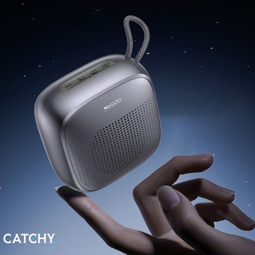 YESIDO YSW24 mini portable wireless speaker with integrated hanging rope