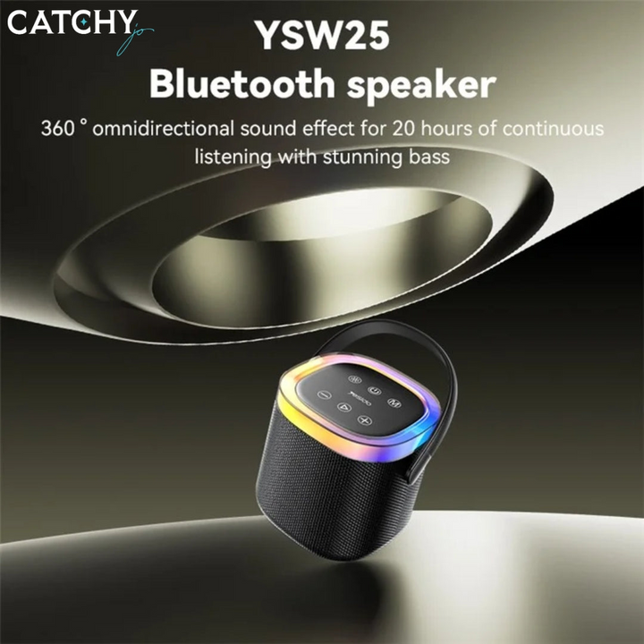 YESIDO YSW25 waterproof Bluetooth speaker with 1800mAh battery