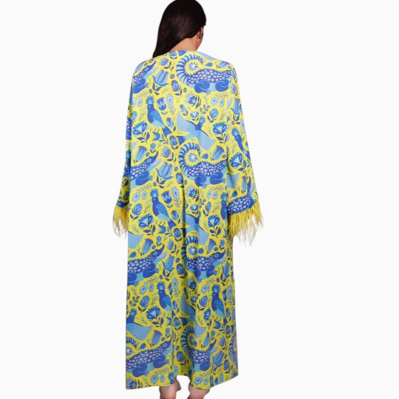 Yellow Feather Dress Yellow Feather Dress