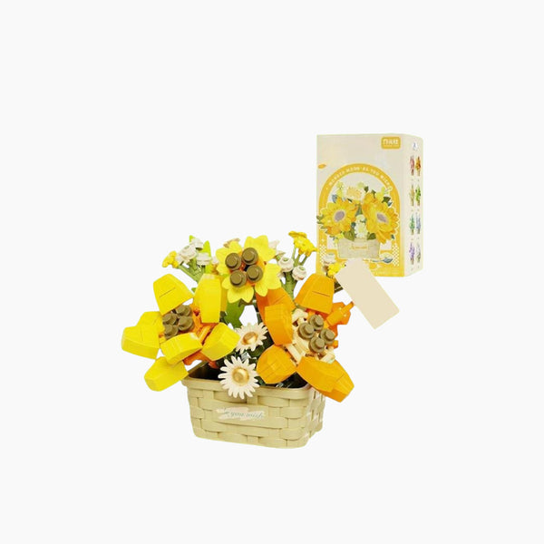 Yellow Flower Basket Puzzle