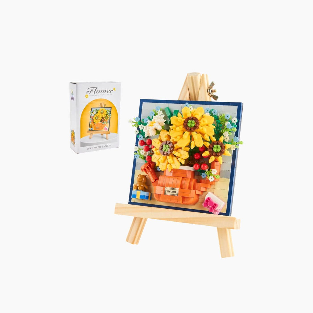 Yellow Flower Canvas Puzzle - HUNA