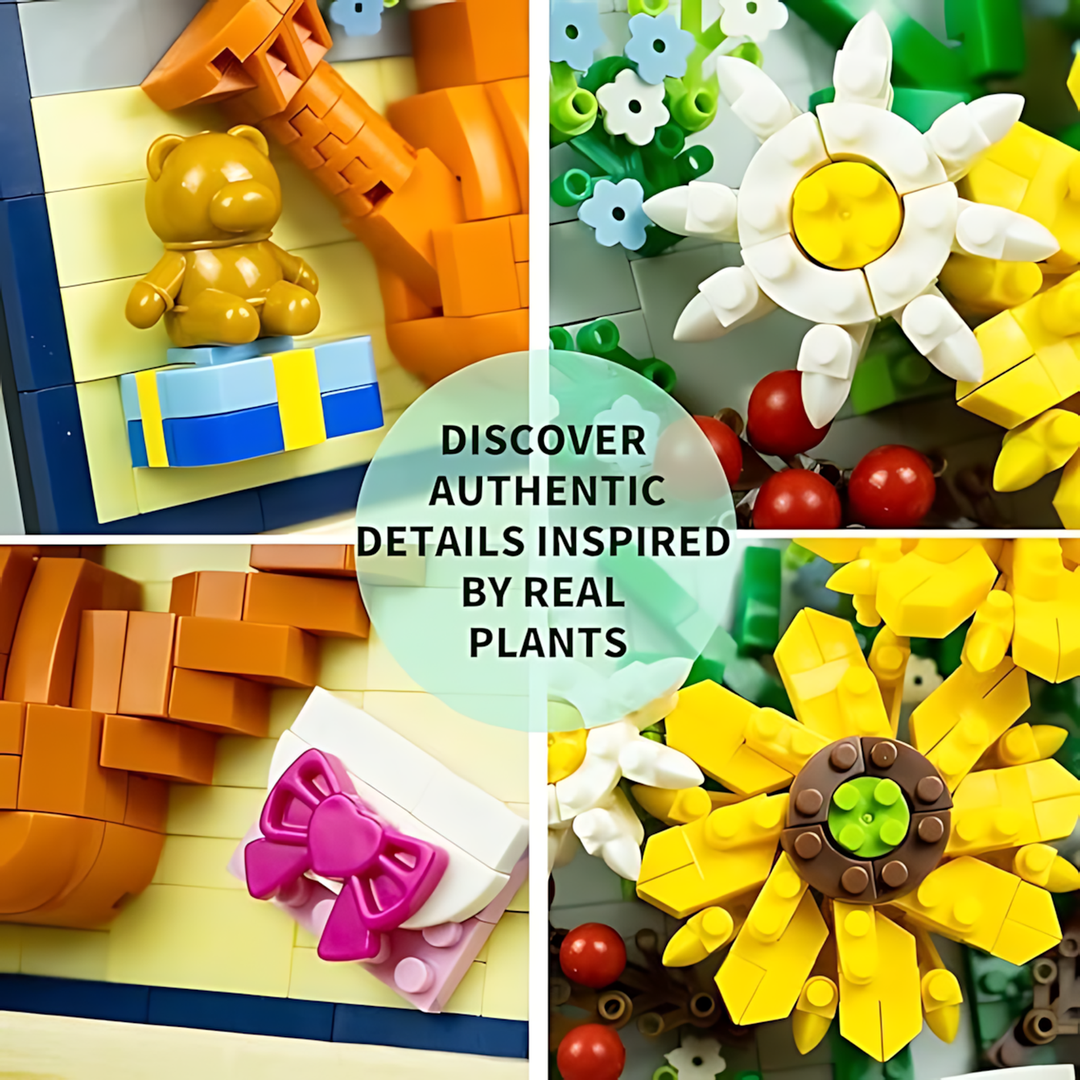 Yellow Flower Canvas Puzzle - HUNA
