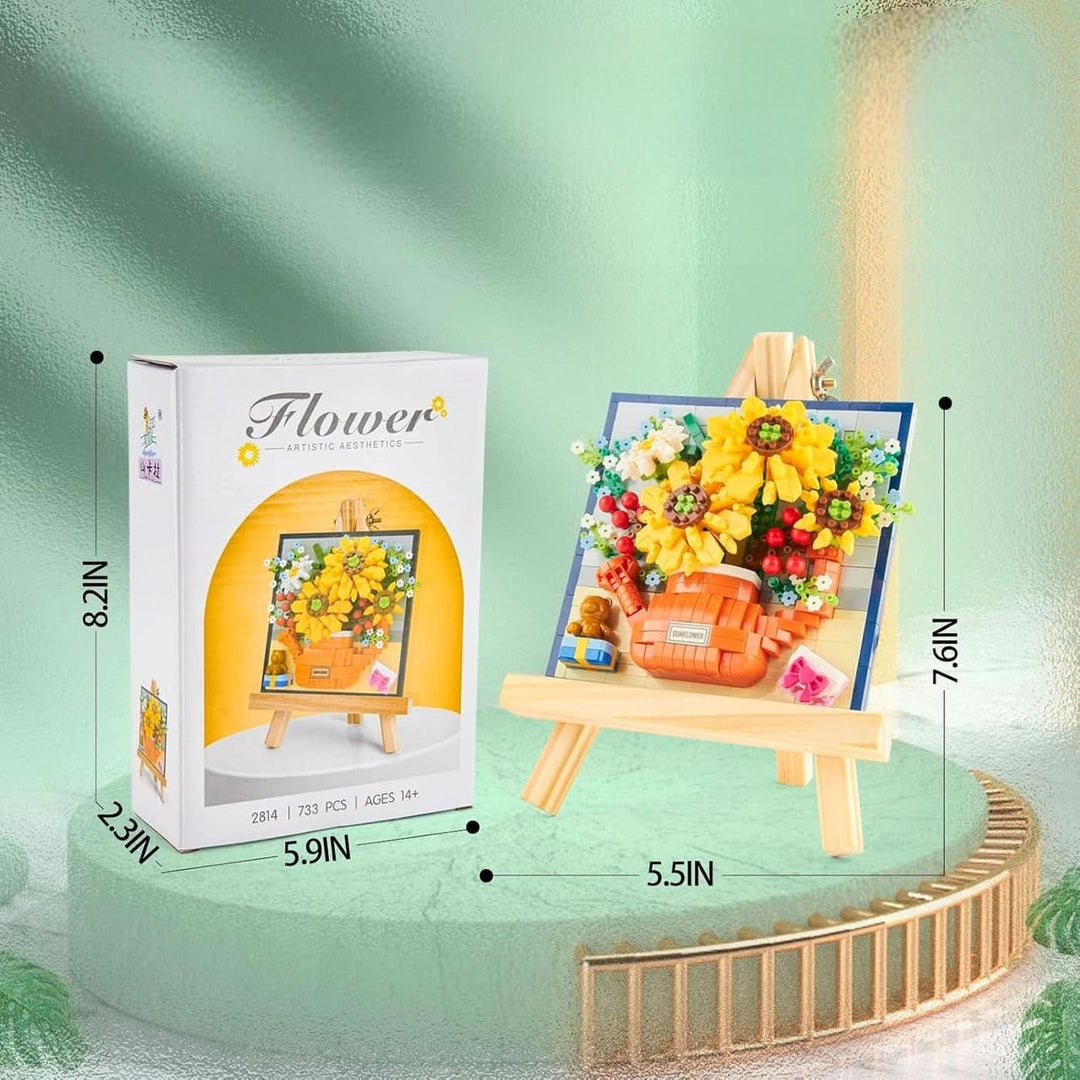Yellow Flower Canvas Puzzle - HUNA