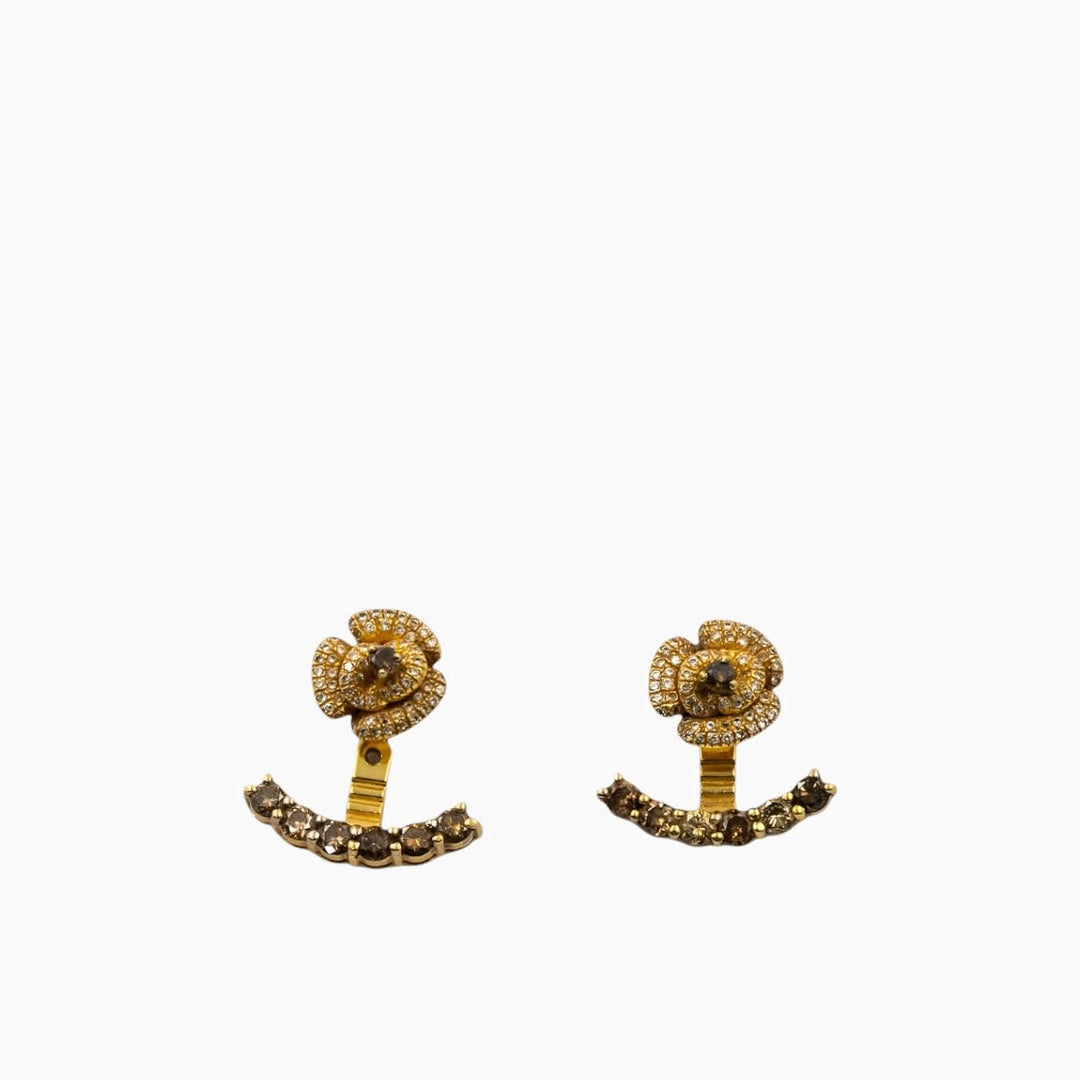 Nadine Shami Yellow Gold Earrings