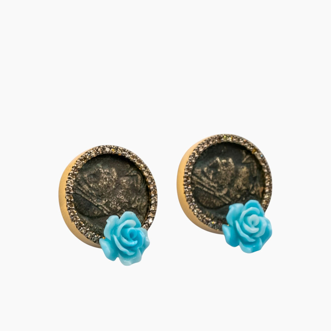 Nadine Shami Yellow Gold with Old Coin