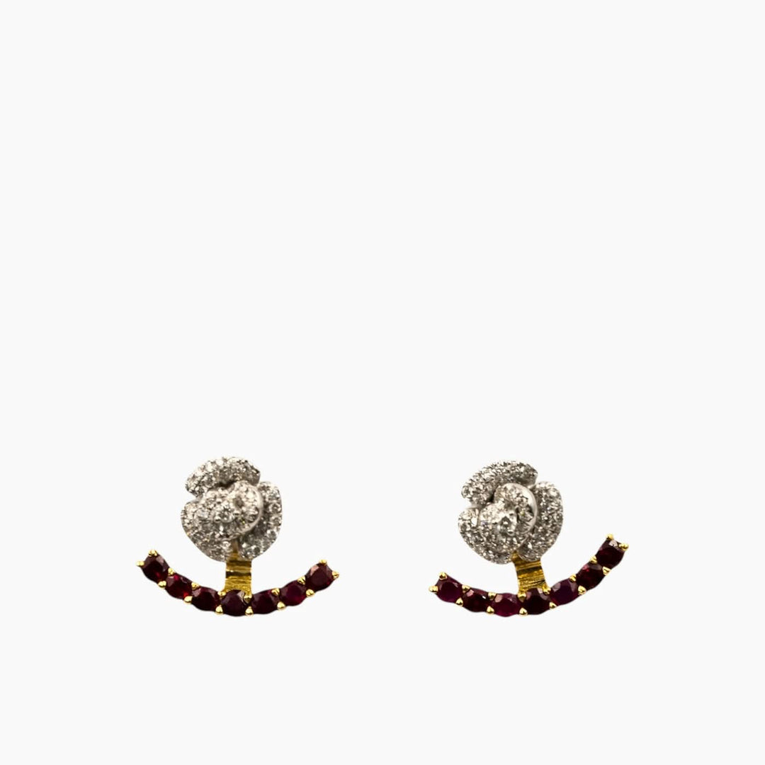 Nadine Shami Yellow &amp; White Gold Ruby and Diamond Ring
