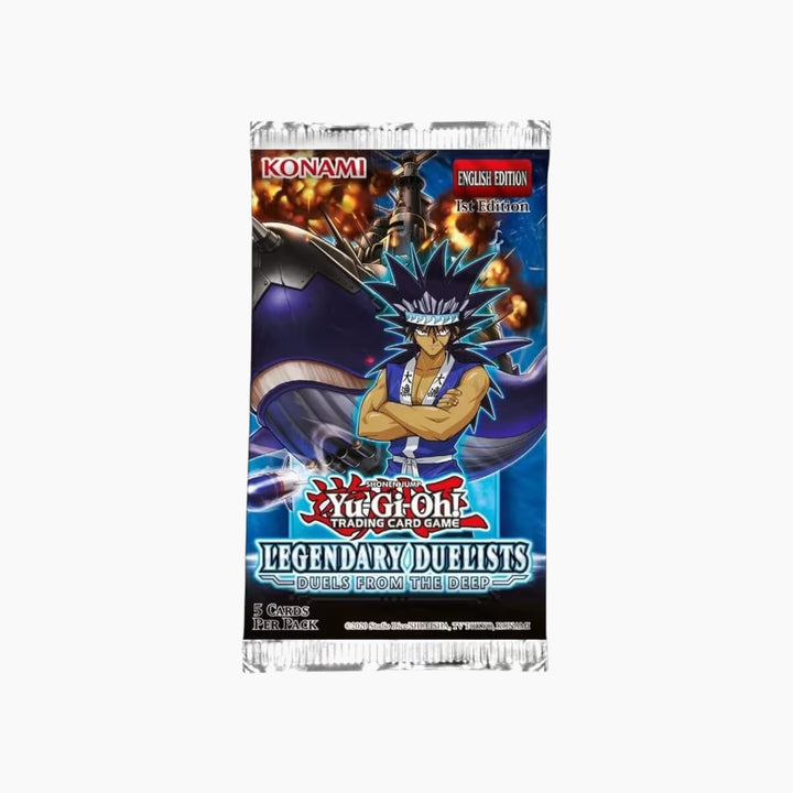 konami Yo Gi Oh Trading Cards: Legendary Duelists: Duels From The Deep Booster Pack - HUNA