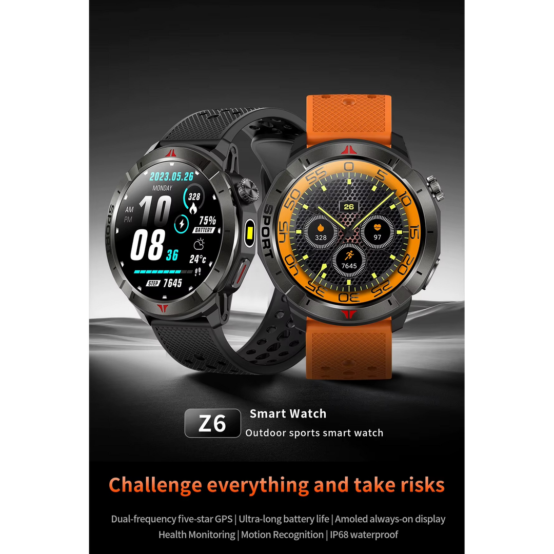 North Edge Z 6 (Built in GPS) Full Touch Screen Watch