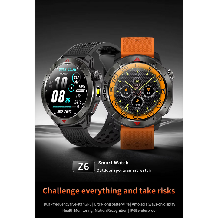 North Edge Z 6 (Built in GPS) Full Touch Screen Watch