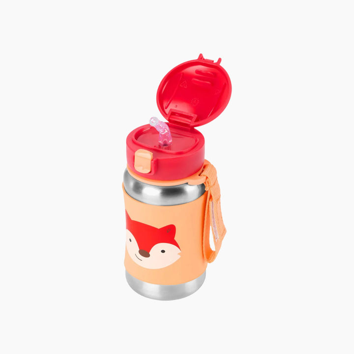 Skip Hop Zoo Stainless Steel Straw Bottle