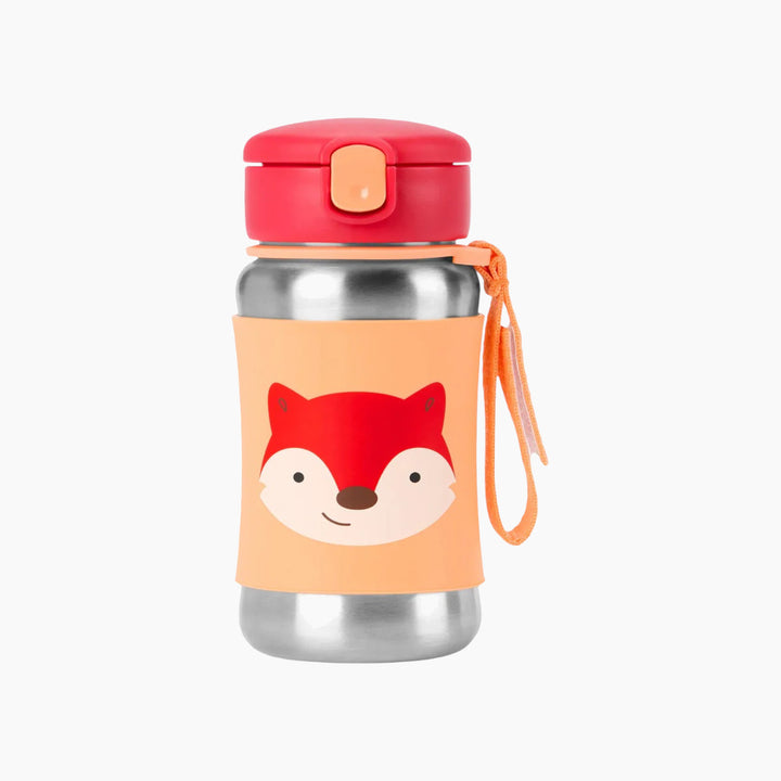 Skip Hop Zoo Stainless Steel Straw Bottle
