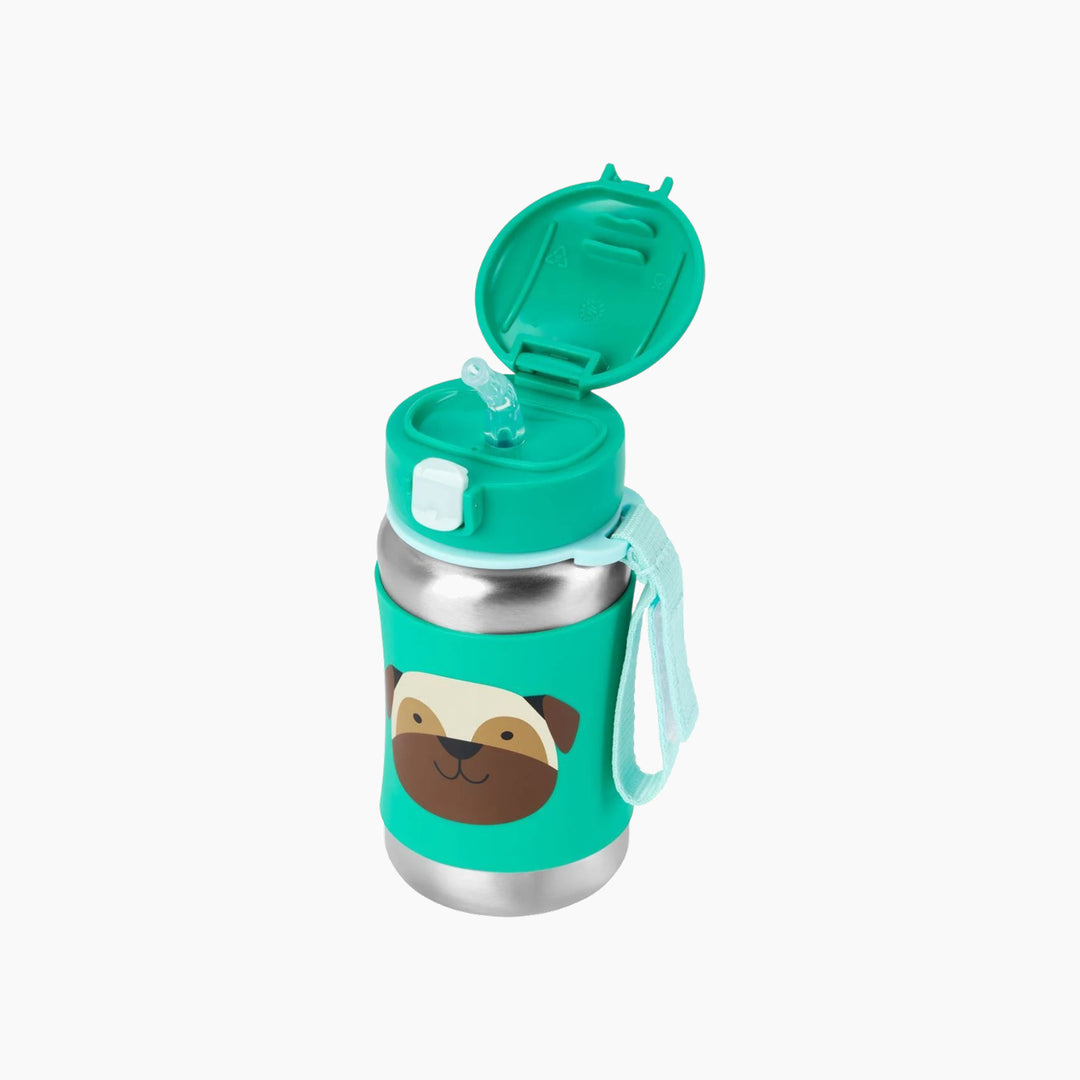 Skip Hop Zoo Stainless Steel Straw Bottle
