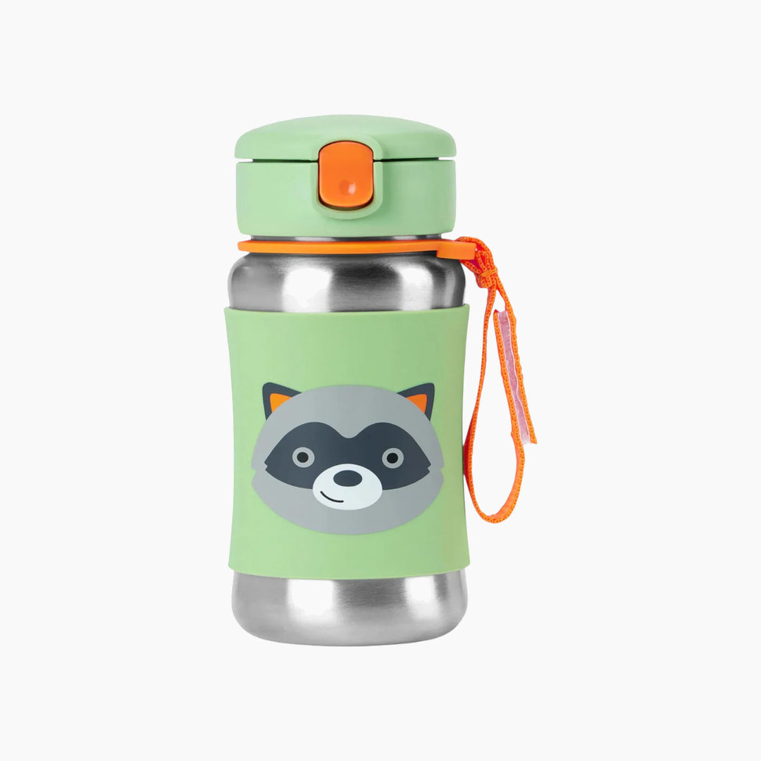 Skip Hop Zoo Stainless Steel Straw Bottle