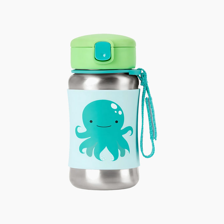 Skip Hop Zoo Stainless Steel Straw Bottle