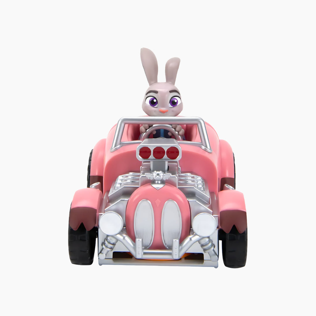 JAZWARES Zootopia- مركبة صغيرة مع مجسم- جودي الأرنبة
