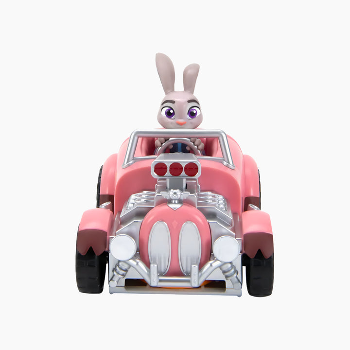 JAZWARES Zootopia- مركبة صغيرة مع مجسم- جودي الأرنبة