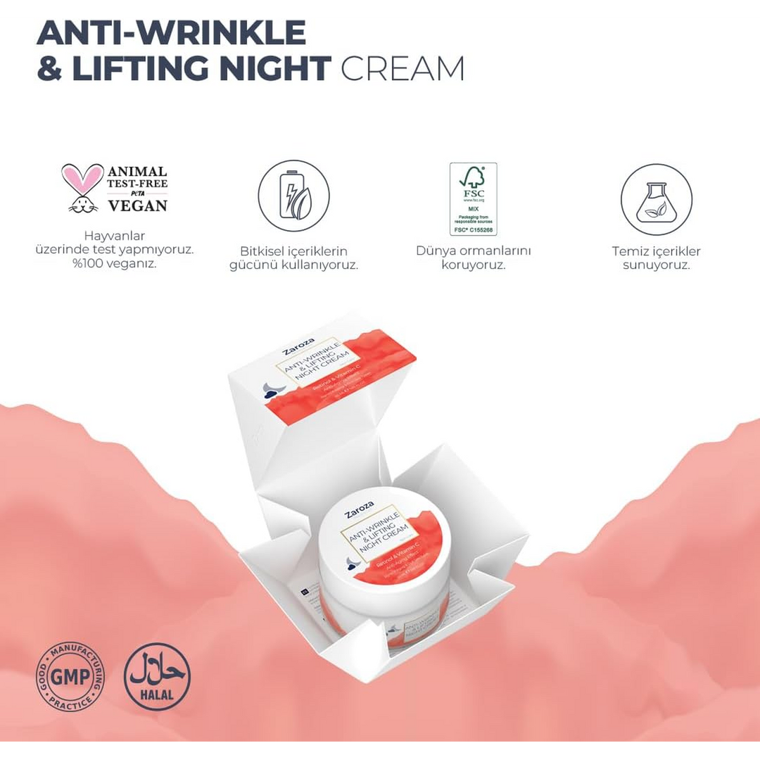 Zaroza Anti-Wrinkle &amp; Firming Retinol Night Cream