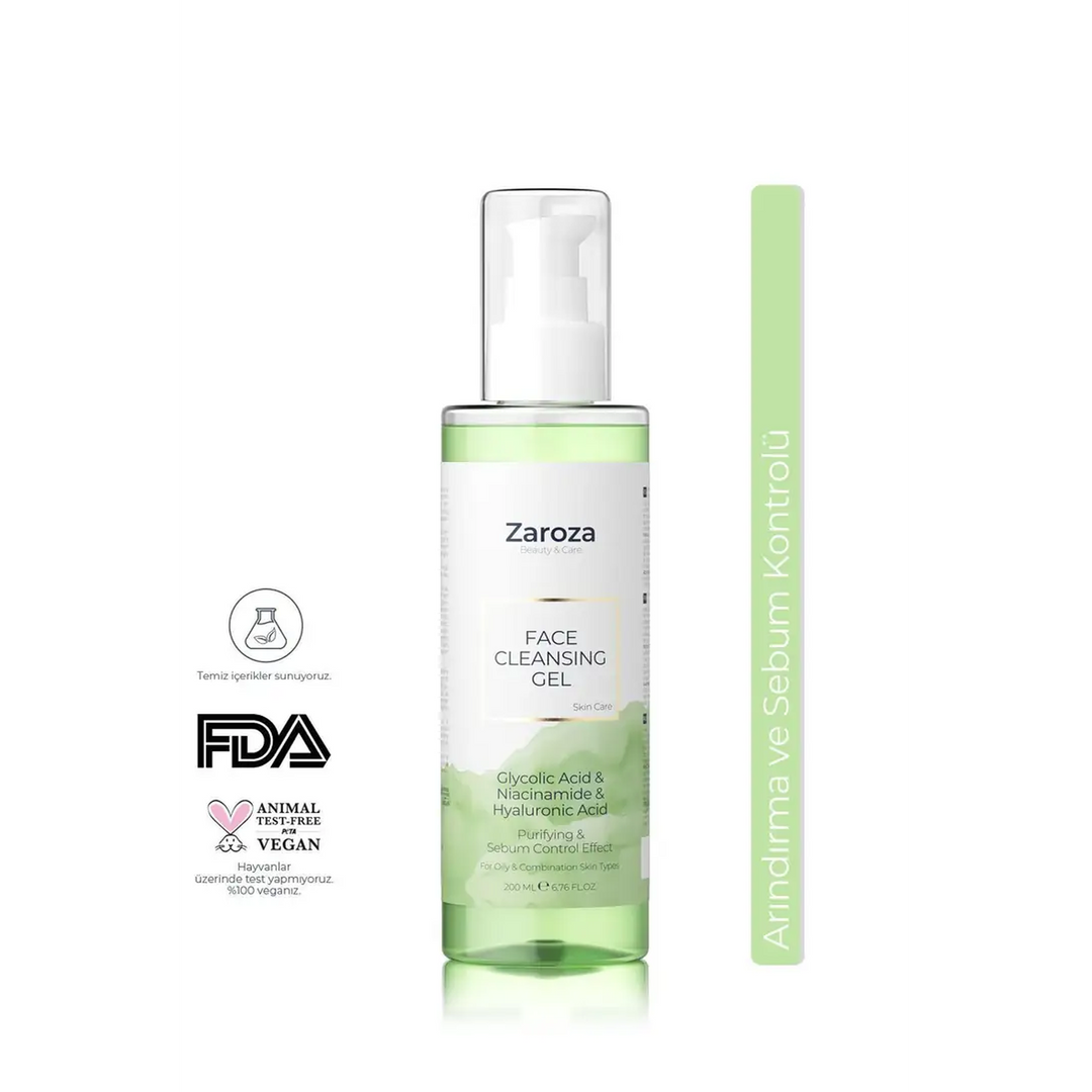 Zaroza 200ml face cleansing gel