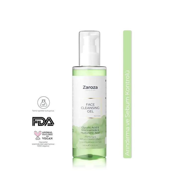 Zaroza 200ml face cleansing gel