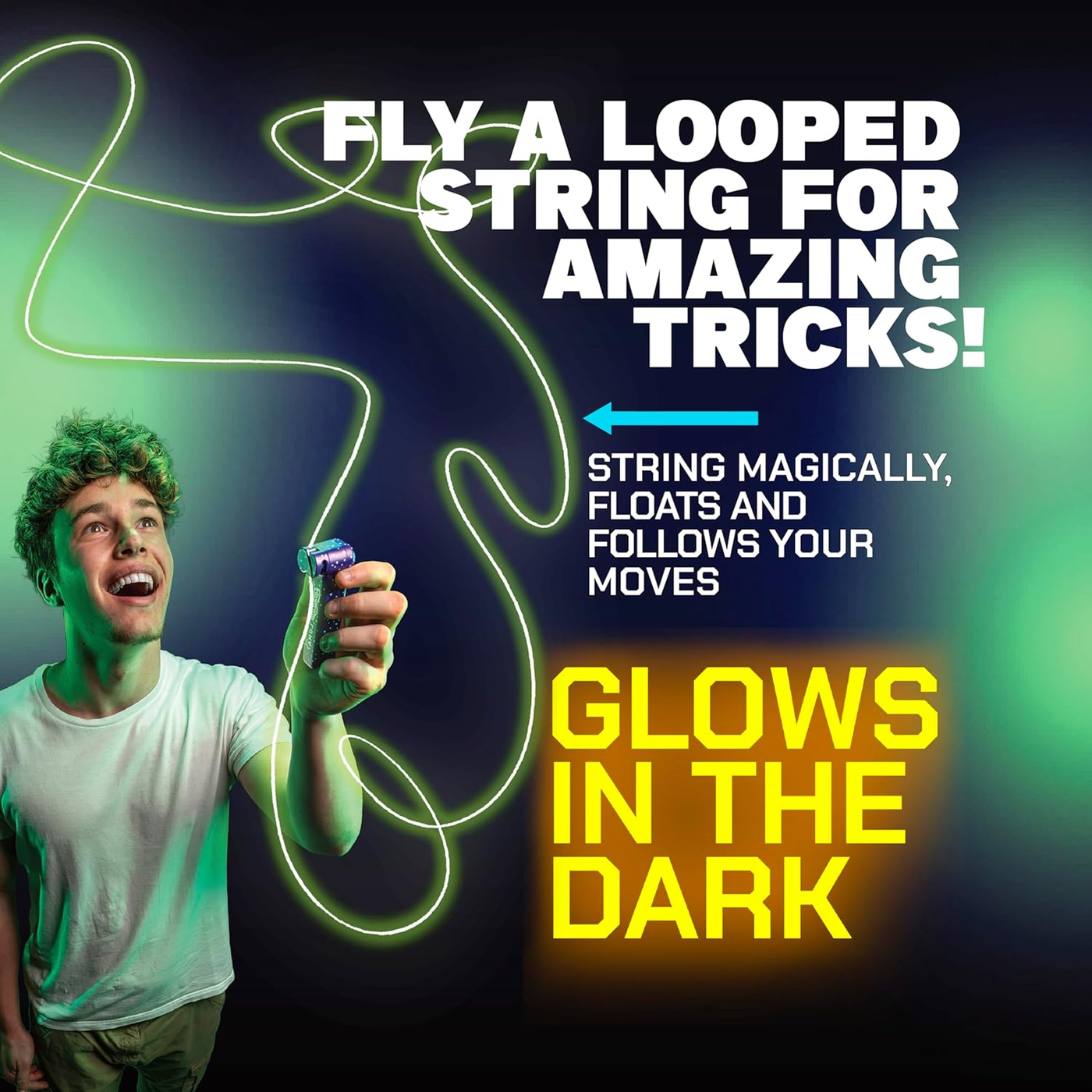 ZipString Luma Glow-in-the-Dark String Launcher ZipString Luma Glow-in-the-Dark String Launcher