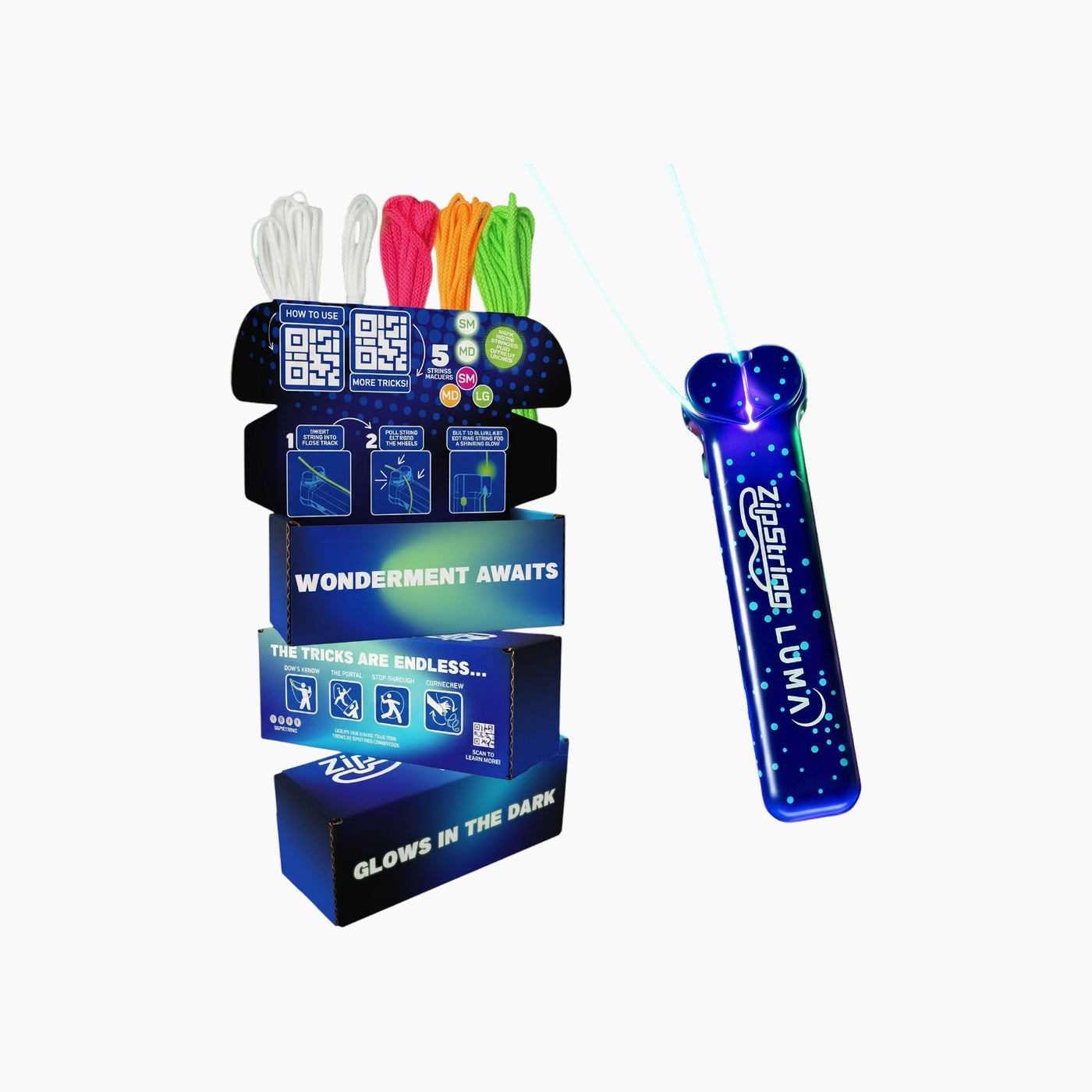 ZipString Luma Glow-in-the-Dark String Launcher ZipString Luma Glow-in-the-Dark String Launcher
