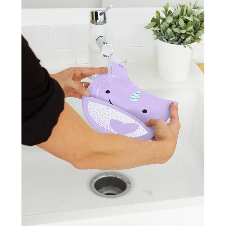 Skip Hop Zoo Fold &amp; Go Silicone Bib - HUNA