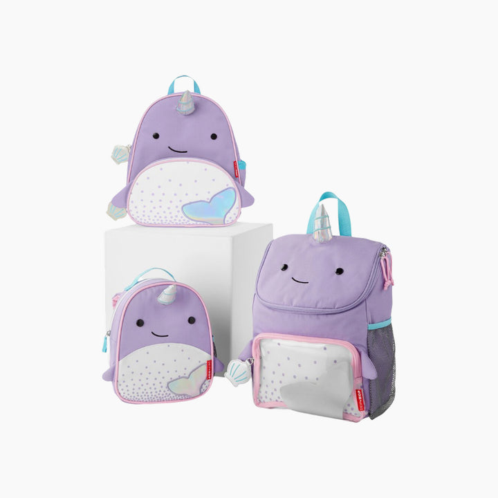 Skip Hop Zoo Mini Backpack With Safety Harness - Narwhal