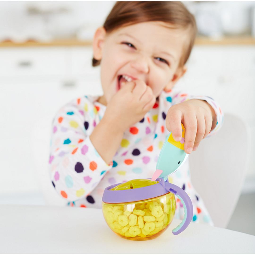 Skip Hop Zoo Snack Cup with easy-grip handle