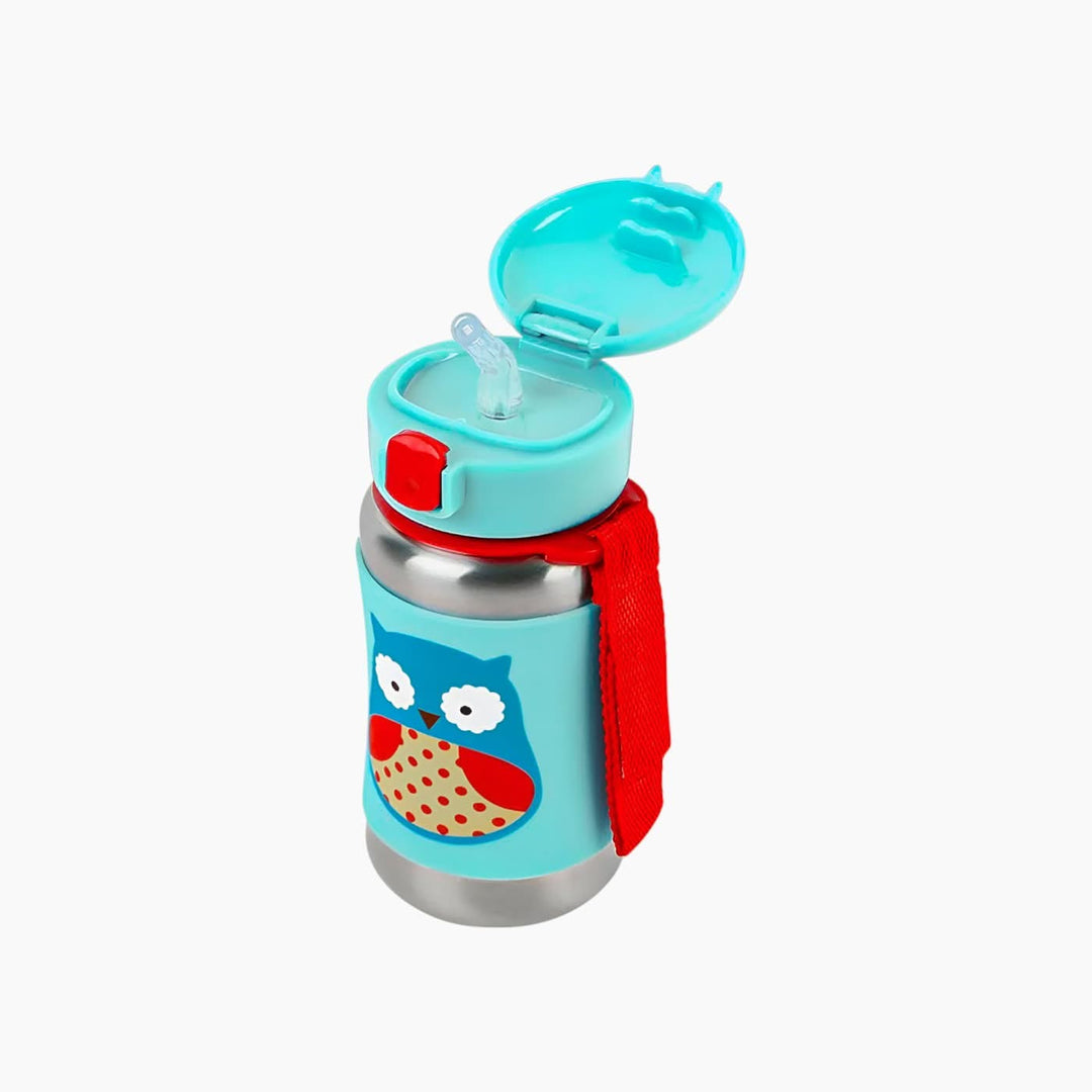 Skip Hop Zoo Stainless Steel Straw Bottle