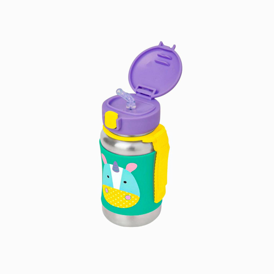 Skip Hop Zoo Stainless Steel Straw Bottle