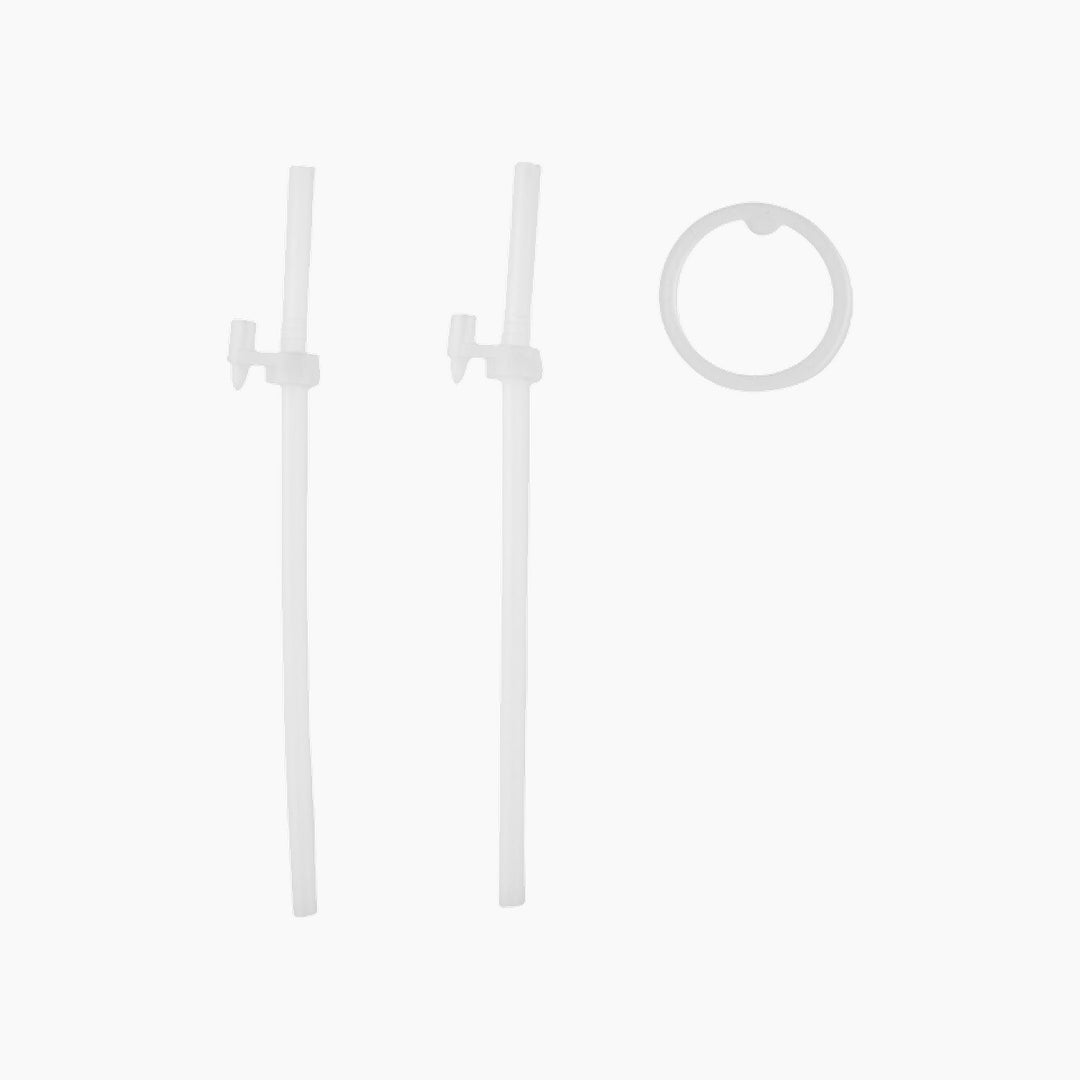 Skip Hop Zoo Straw Bottle (12 Oz) Extra Straws - 2-Pack