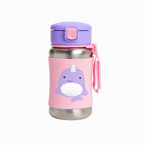 Zoo Stainless Steel Straw Bottle