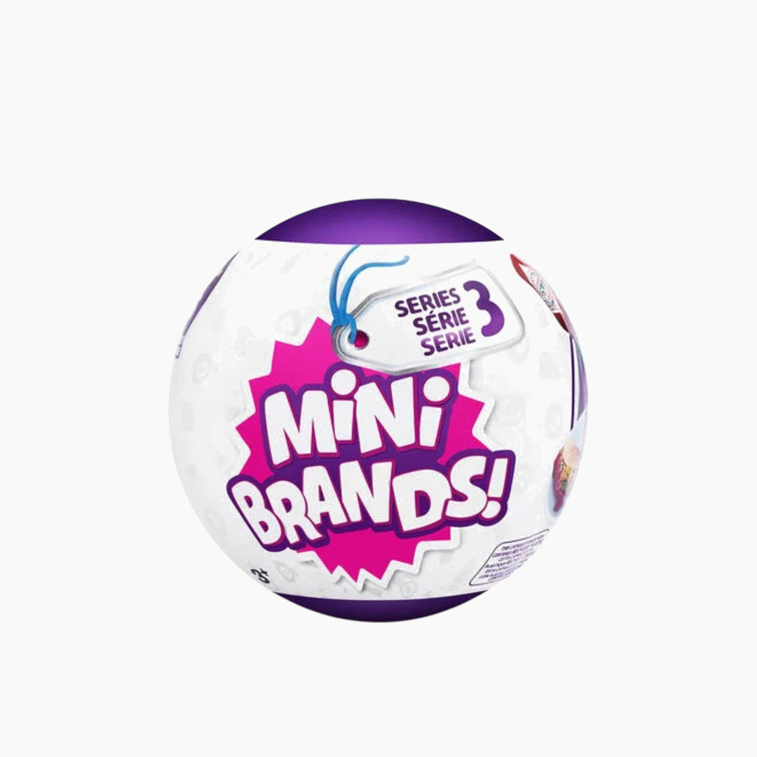 5 Surprise Mini Brands Global Series 3 gravity display PDQ assortment
