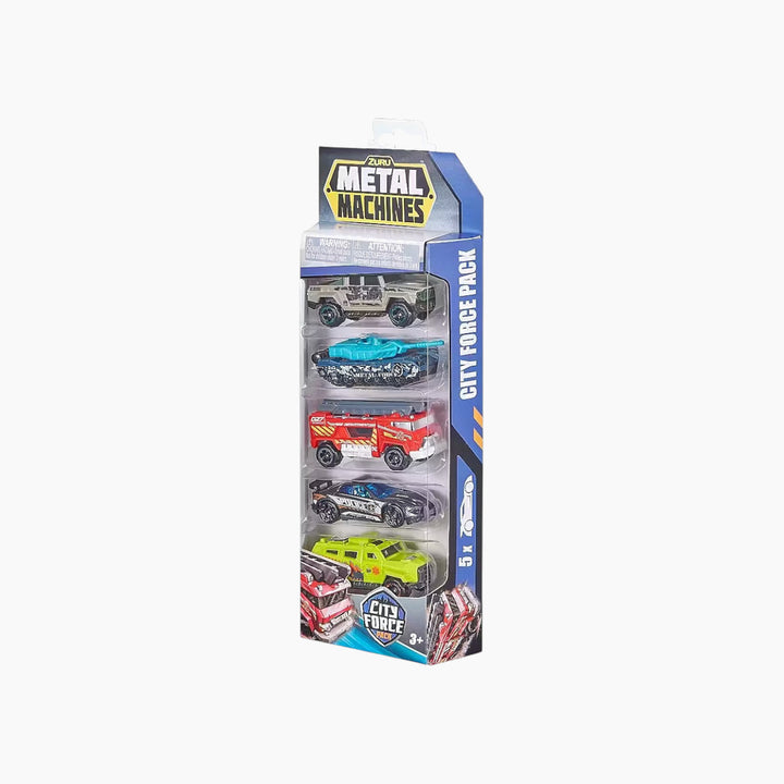 Zuru Metal Machines City Force 5Pk - HUNA