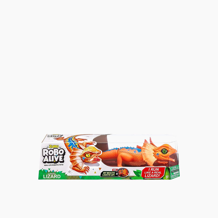 Zuru Robo Alive Light Up Frill Neck Lizard Assorted