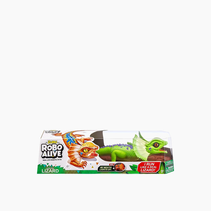 Zuru Robo Alive Light Up Frill Neck Lizard Assorted
