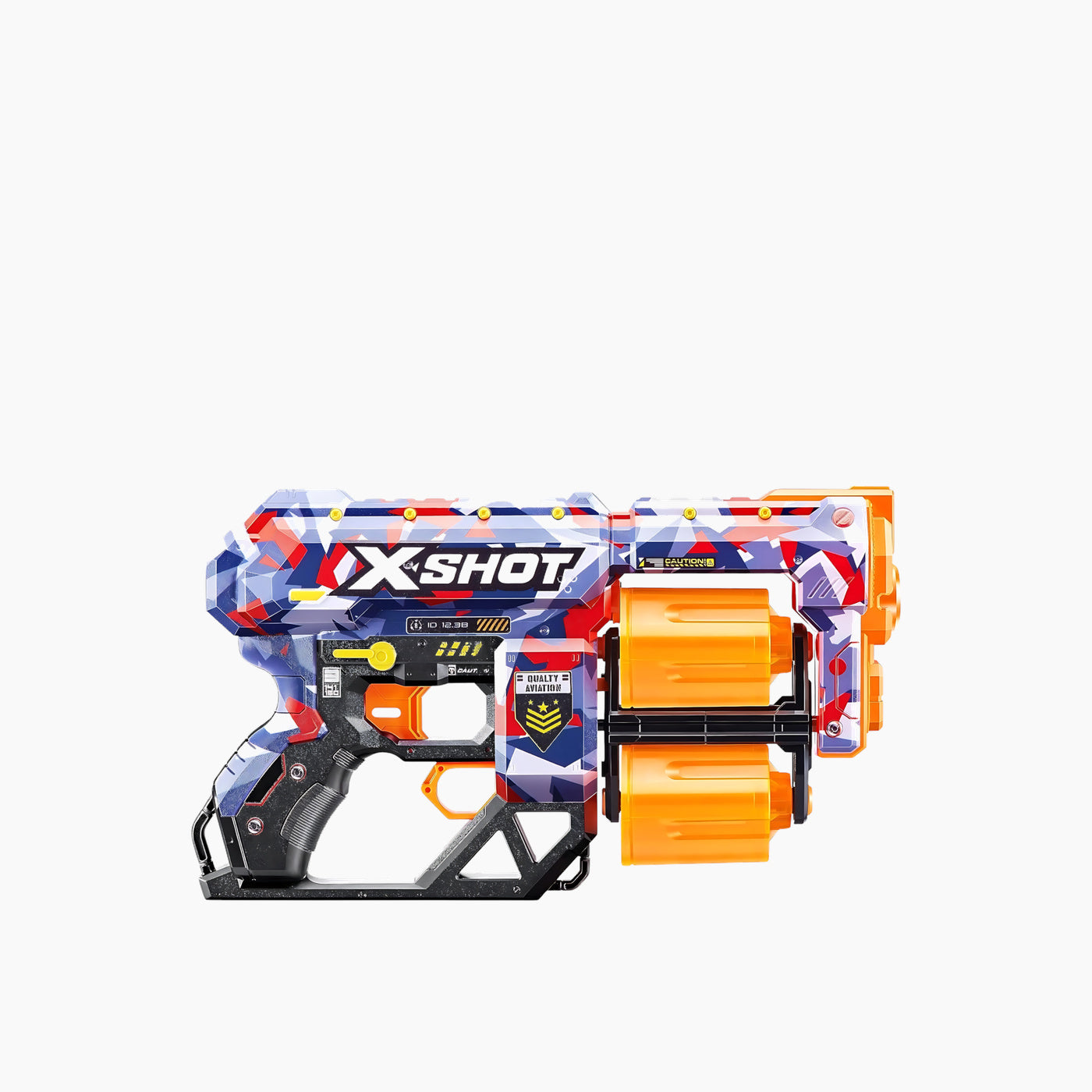 ZuruxShot Skins Dread Launcher 12 Darts Malice Pattern 6.5x26.5x42 Cm