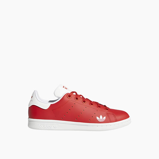 adidas Stan Smith J casual shoes for kids (Red)