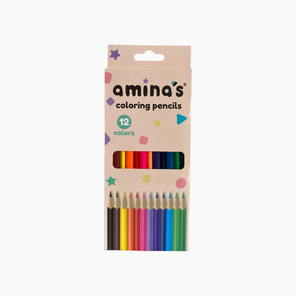 Amina's Coloring Pencils 12 Color