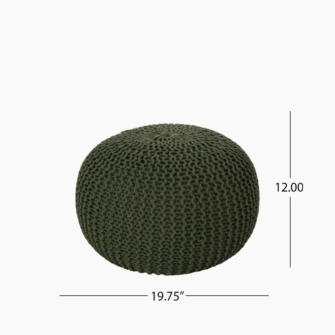 Noble House Round Pouf - HUNA