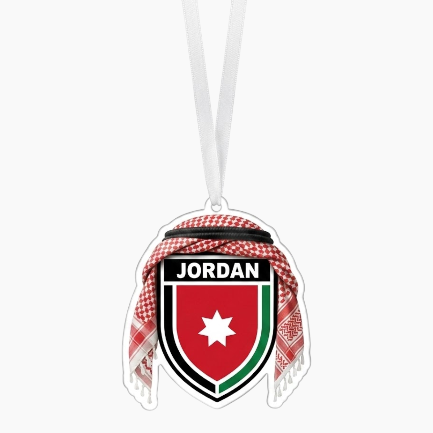 Jordan Shield Car Mirror Charm