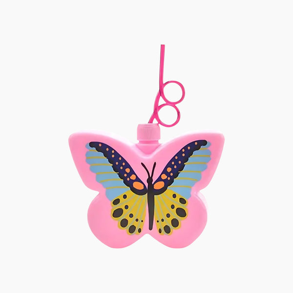 Butterfly Plastic Tumbler with Straw