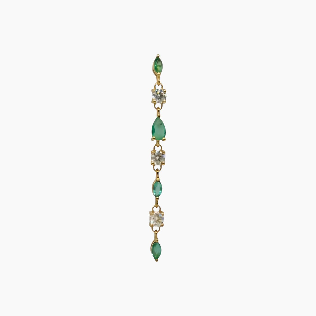 Gold Linear Earring